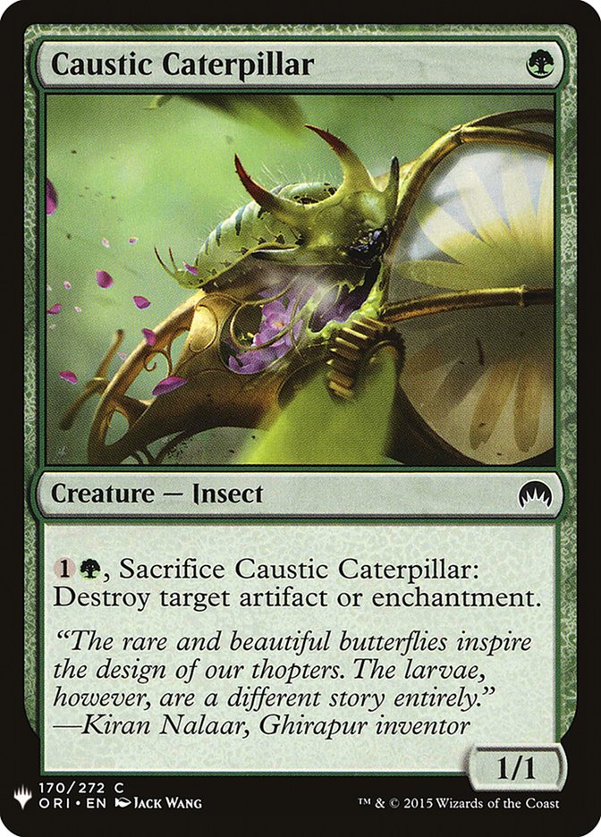 Caustic Caterpillar [Mystery Booster] | Local Legends