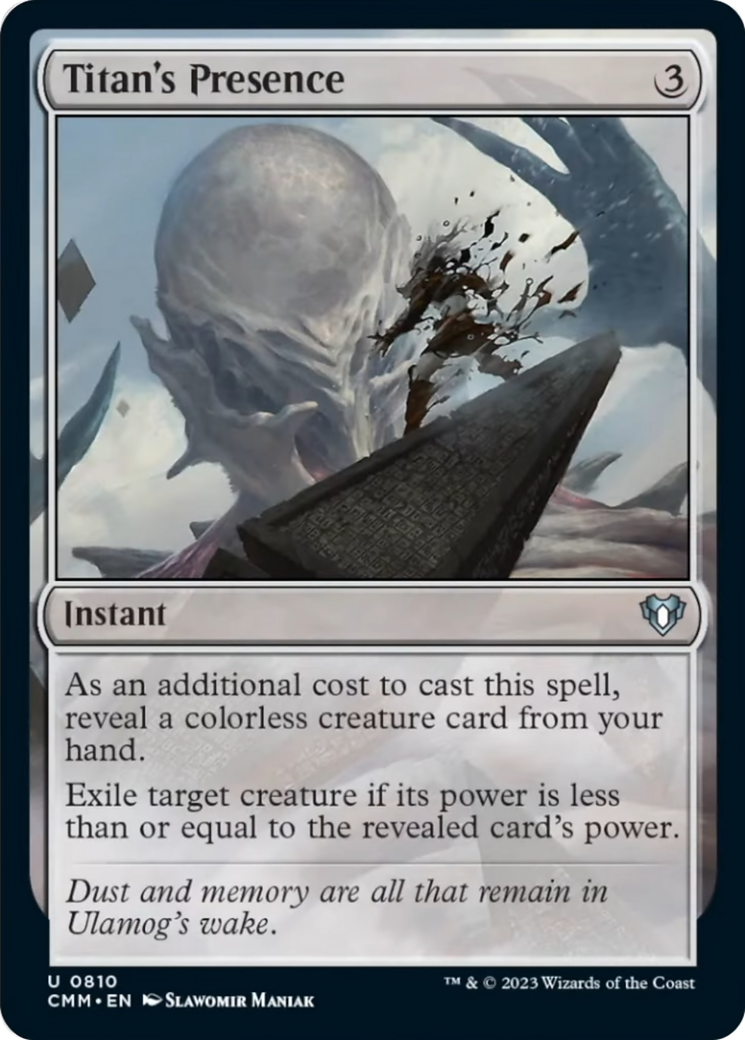 Titan's Presence [Commander Masters] | Local Legends
