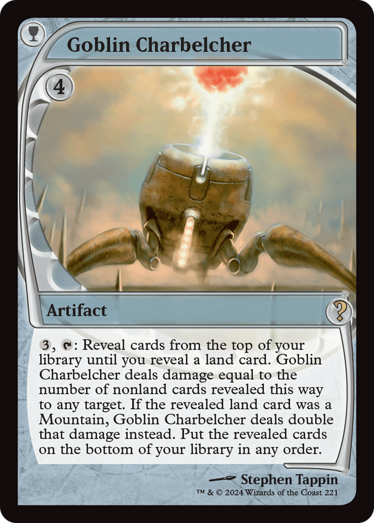 Goblin Charbelcher (Future Sight) [Mystery Booster 2] | Local Legends