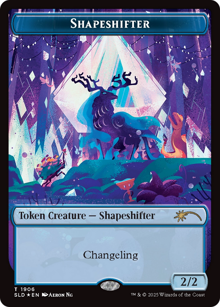 Shapeshifter Token (1906) (Double Rainbow Foil) [Secret Lair Drop Series] | Local Legends