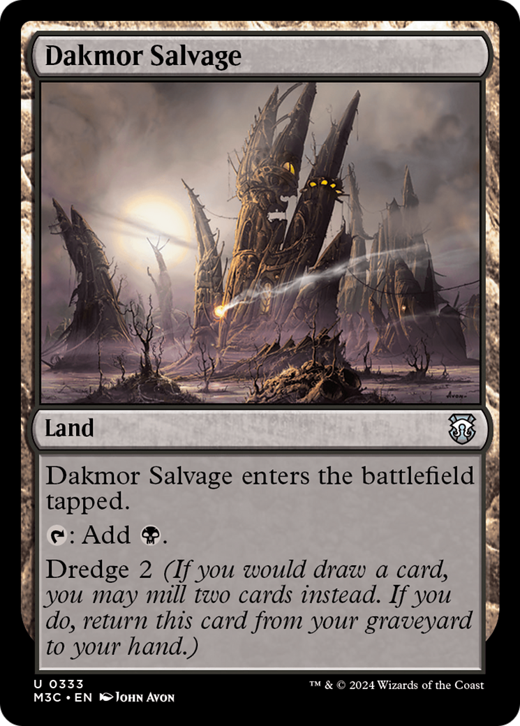 Dakmor Salvage (Ripple Foil) [Modern Horizons 3 Commander] | Local Legends