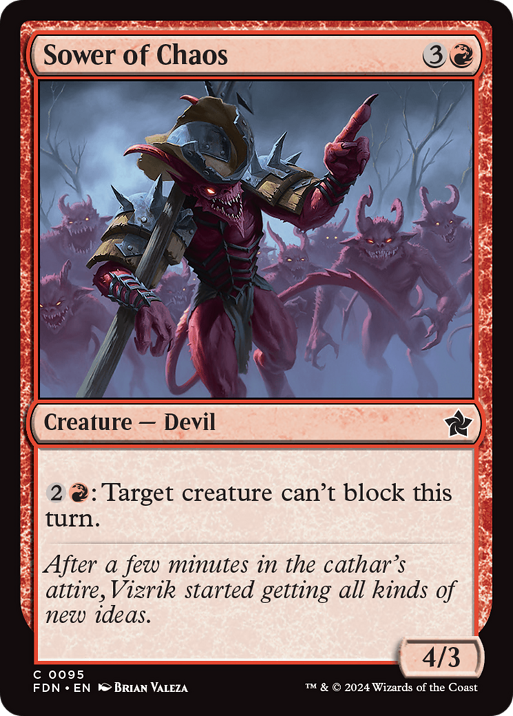 Sower of Chaos [Foundations] | Local Legends