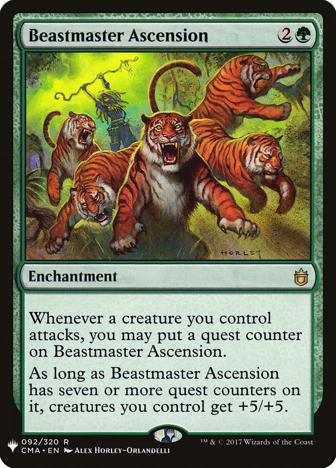 Beastmaster Ascension [Mystery Booster] | Golgari Games