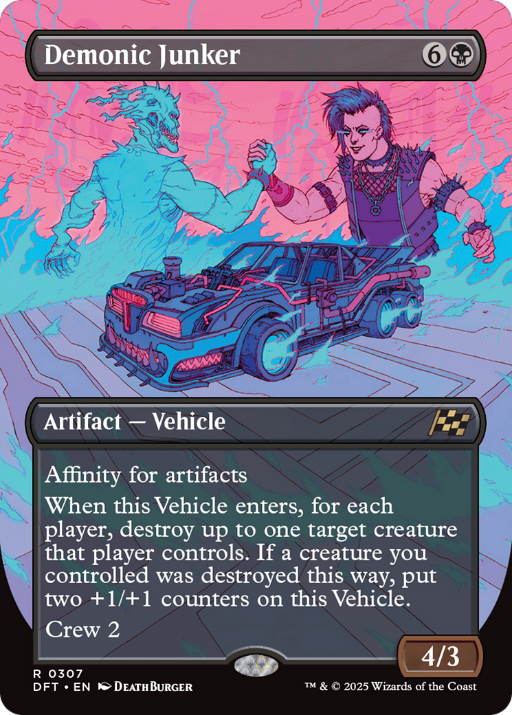 Demonic Junker (Borderless) [Aetherdrift] | Local Legends