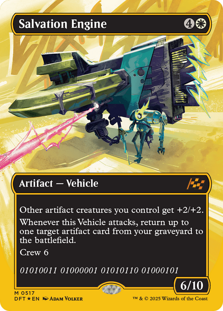 Salvation Engine (Borderless) (First-Place Foil) [Aetherdrift] | Local Legends