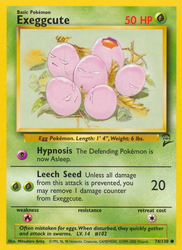 Exeggcute (74/130) [Base Set 2] | Local Legends