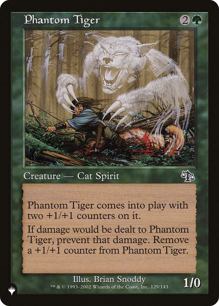 Phantom Tiger [The List] | Local Legends