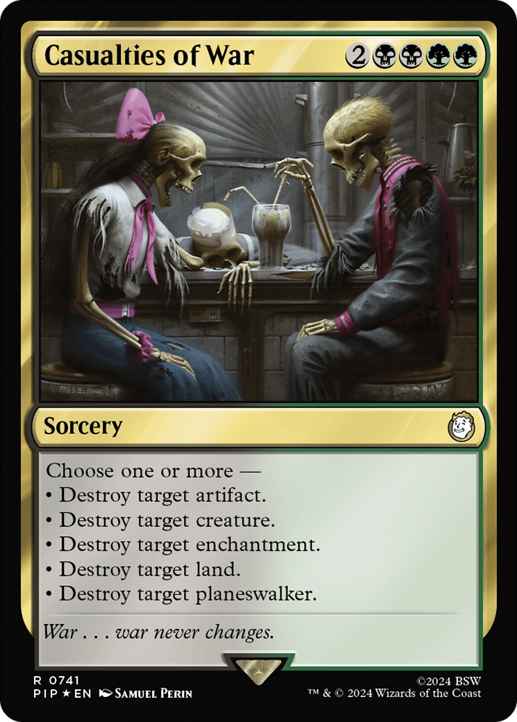 Casualties of War (Surge Foil) [Fallout] | Local Legends