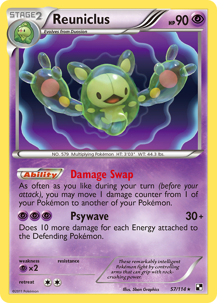 Reuniclus (57/114) [Black & White: Base Set] | Local Legends