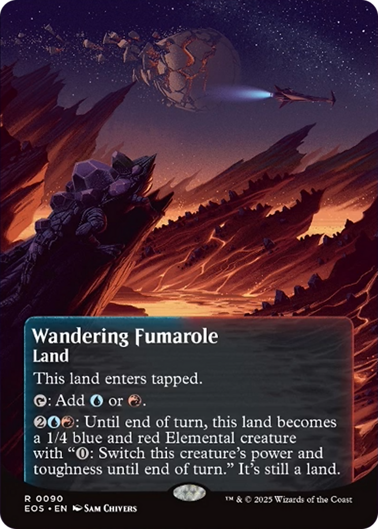 Wandering Fumarole (0090) (Borderless) [Edge of Eternities: Stellar Sights] | Local Legends