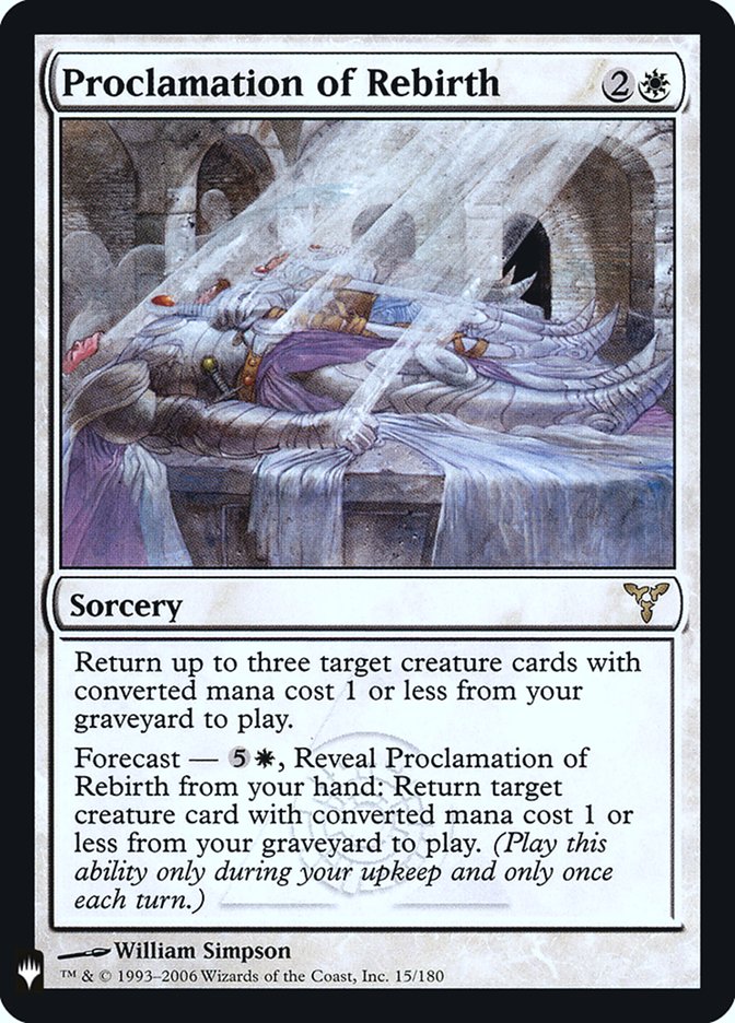 Proclamation of Rebirth [Mystery Booster] | Local Legends