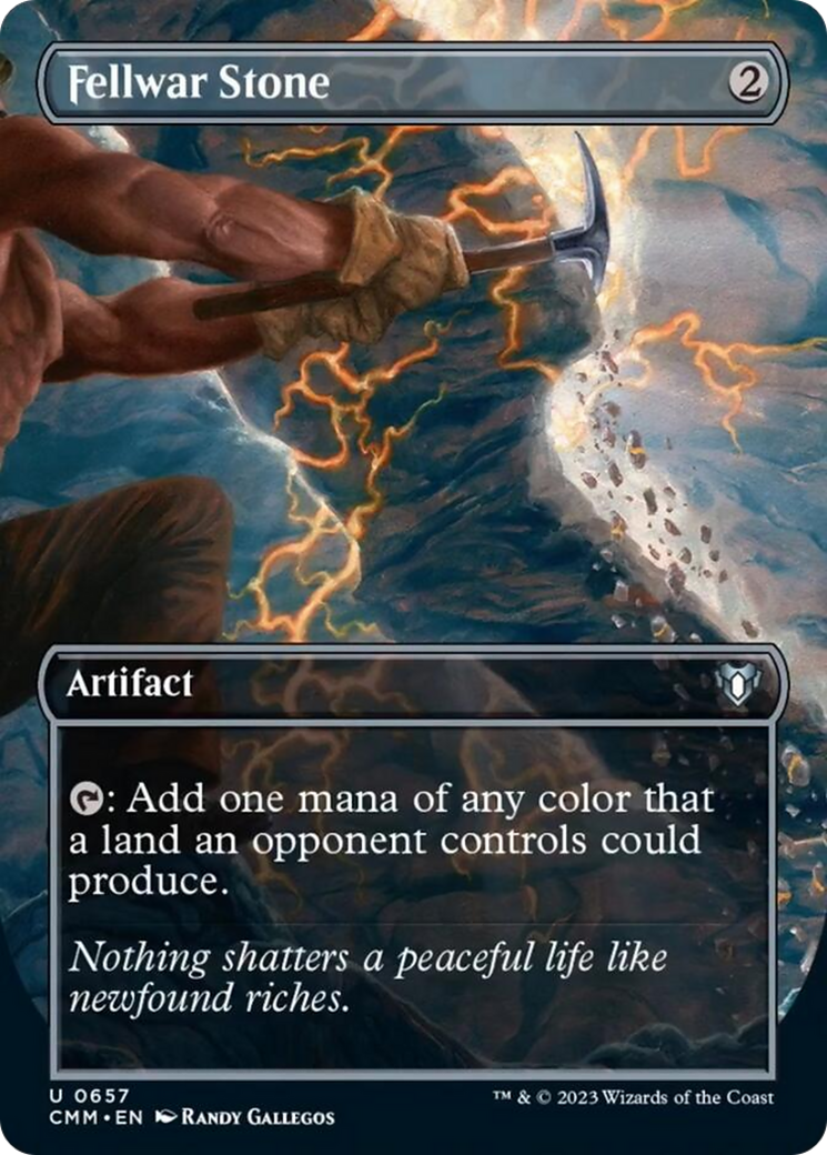 Fellwar Stone (Borderless Alternate Art) [Commander Masters] | Local Legends