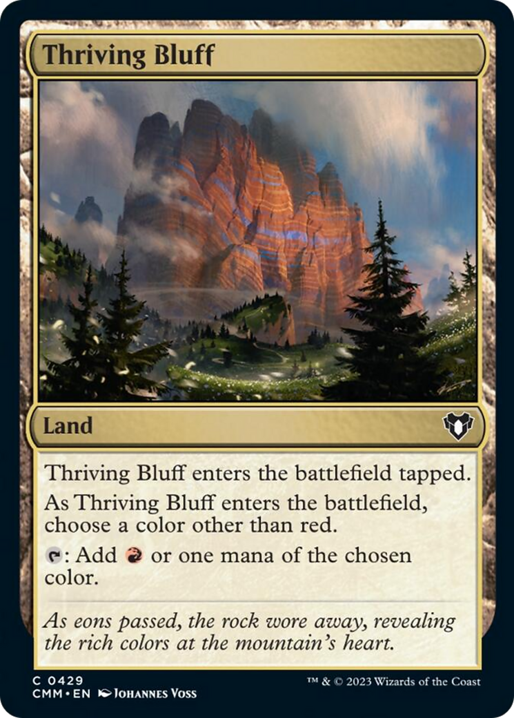 Thriving Bluff [Commander Masters] | Local Legends