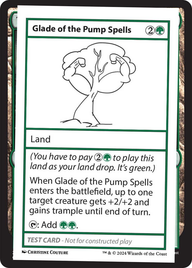 Glade of the Pump Spells [Mystery Booster 2 Playtest Cards] | Local Legends