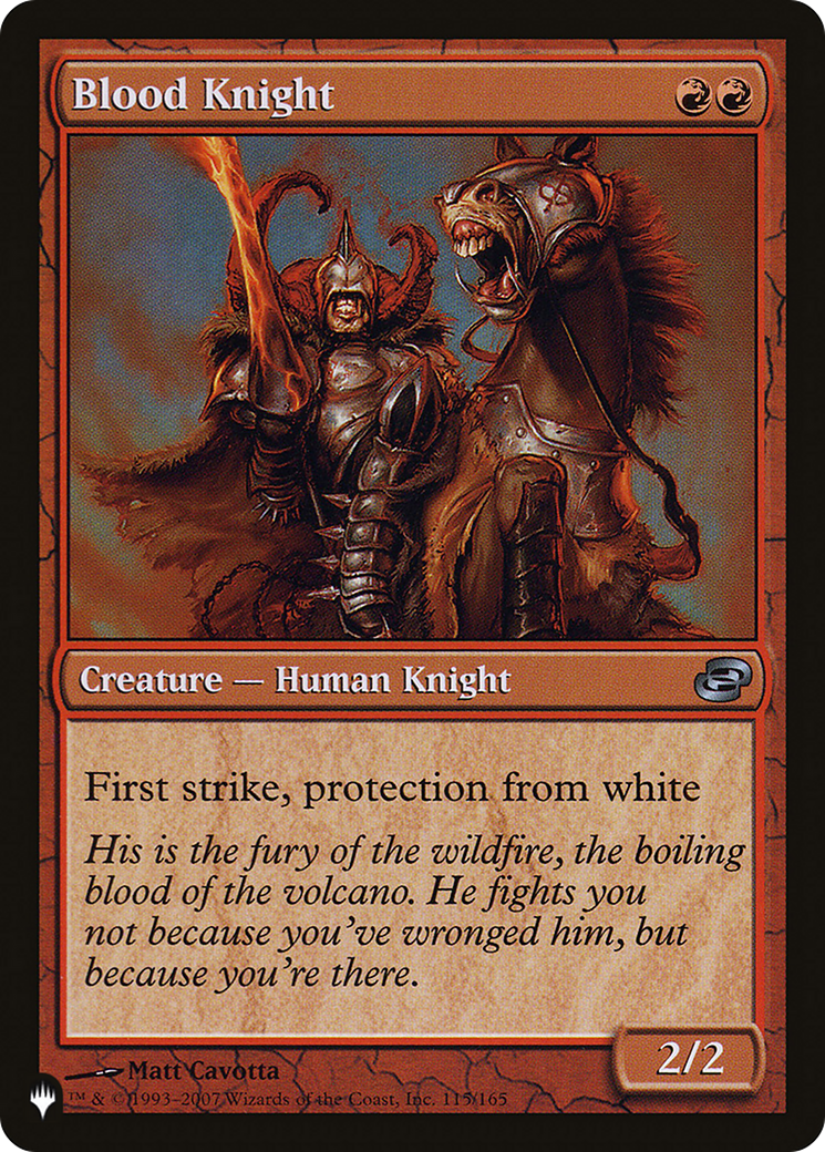 Blood Knight [The List] | Local Legends