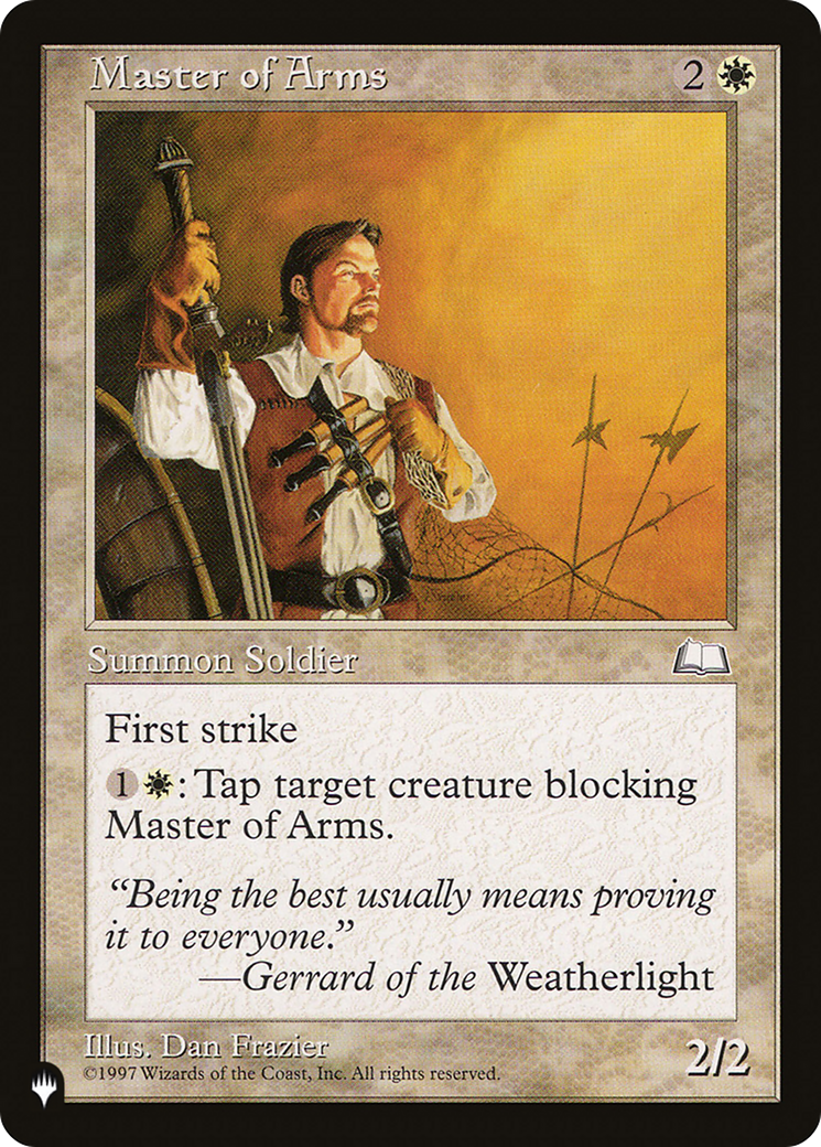 Master of Arms [The List] | Local Legends