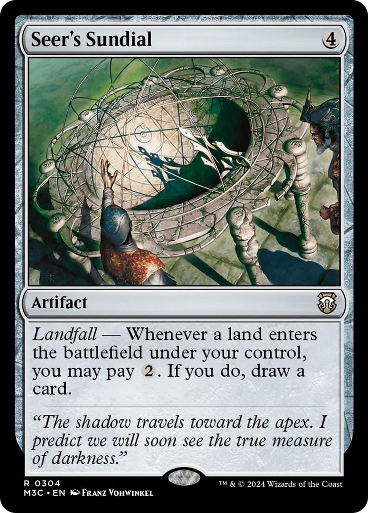 Seer's Sundial (Ripple Foil) [Modern Horizons 3 Commander] | Local Legends