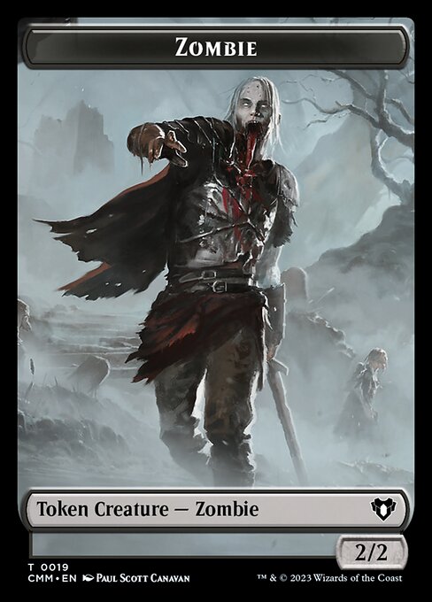 Clue // Zombie (0019) Double-Sided Token [Commander Masters Tokens] | Local Legends