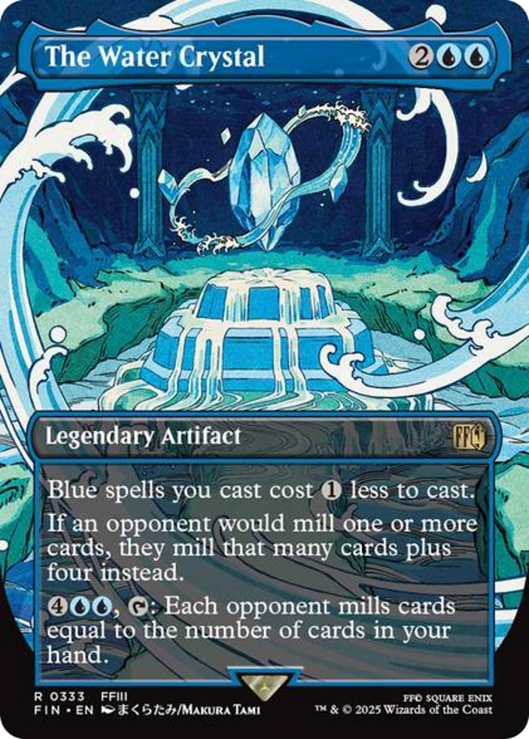 The Water Crystal (Borderless) [FINAL FANTASY] | Local Legends
