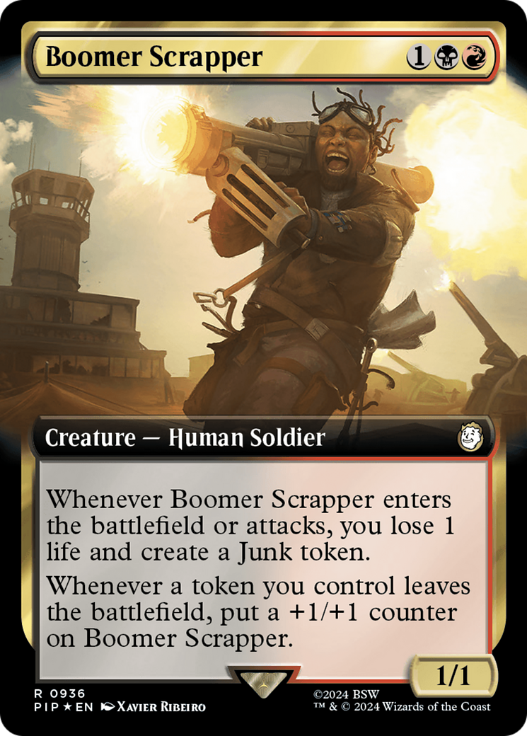 Boomer Scrapper (Extended Art) (Surge Foil) [Fallout] | Local Legends