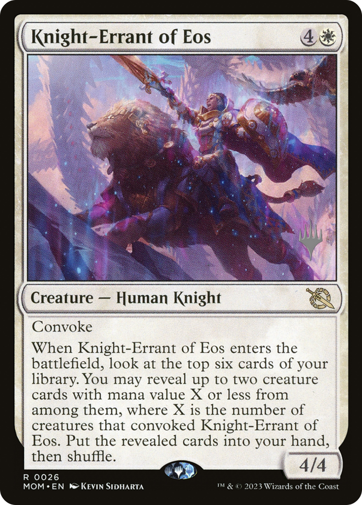 Knight-Errant of Eos (Promo Pack) [March of the Machine Promos] | Local Legends