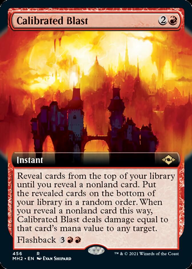 Calibrated Blast (Extended Art) [Modern Horizons 2] | Golgari Games