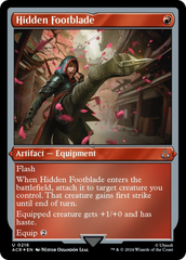 Hidden Footblade (Foil Etched) [Assassin's Creed] | Golgari Games