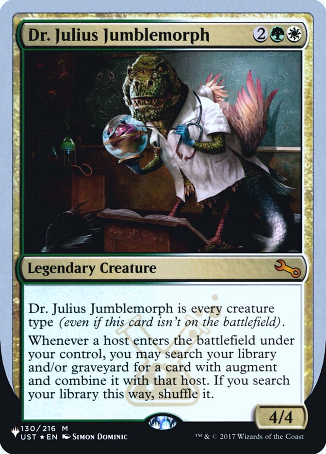 Dr. Julius Jumblemorph (Unfinity Foil Edition) [The List] | Local Legends
