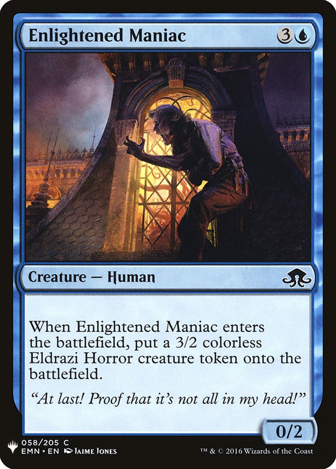 Enlightened Maniac [Mystery Booster] | Local Legends
