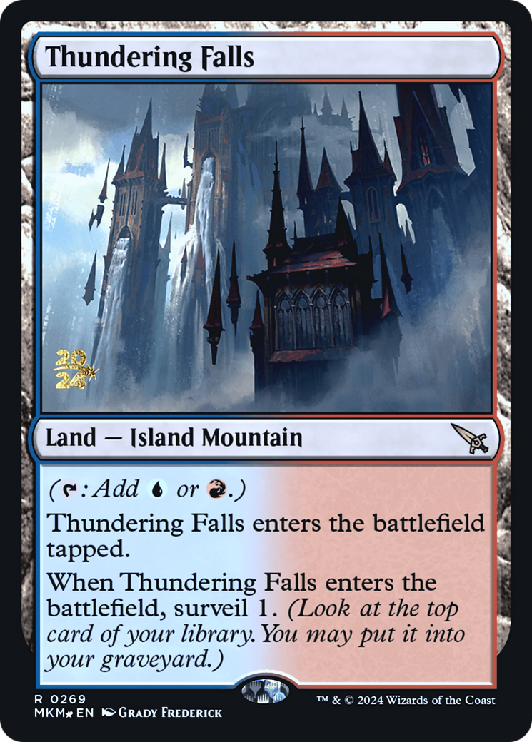 Thundering Falls [Murders at Karlov Manor Prerelease Promos] | Golgari Games