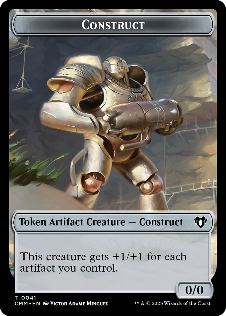 Construct Token (41) [Commander Masters Tokens] | Golgari Games