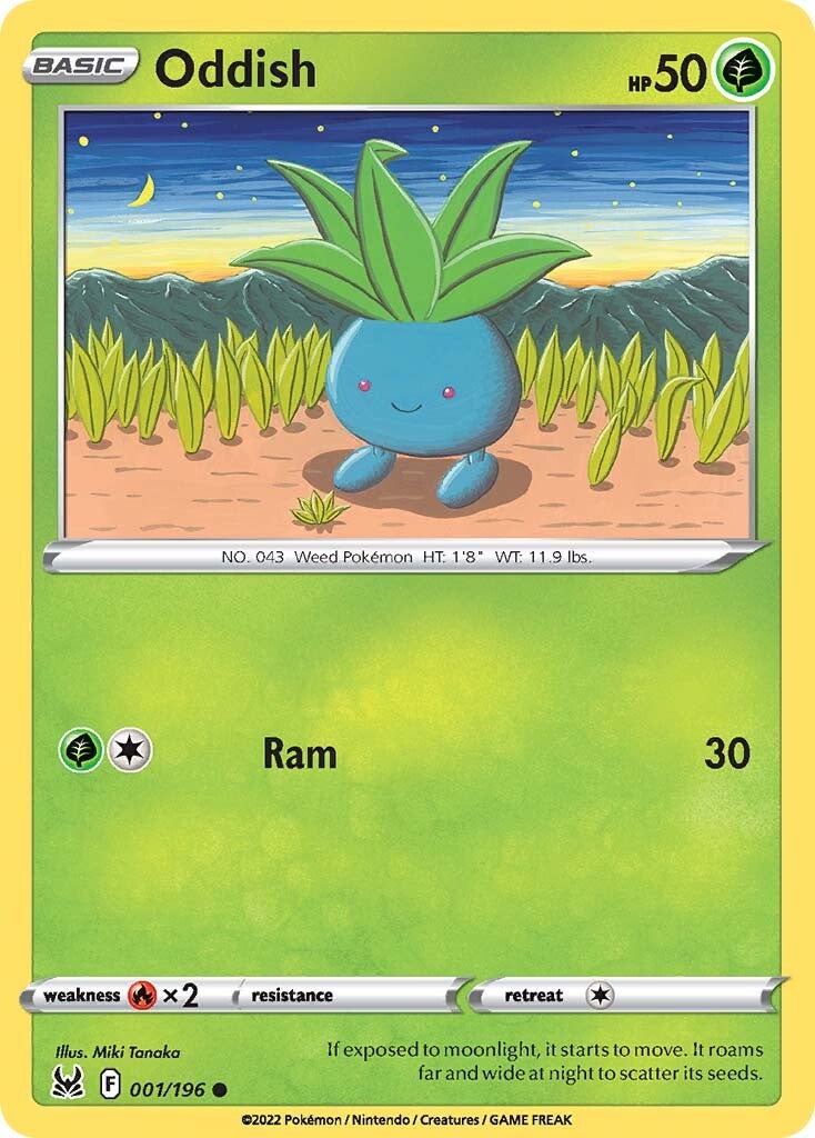 Oddish (001/196) [Sword & Shield: Lost Origin] | Golgari Games