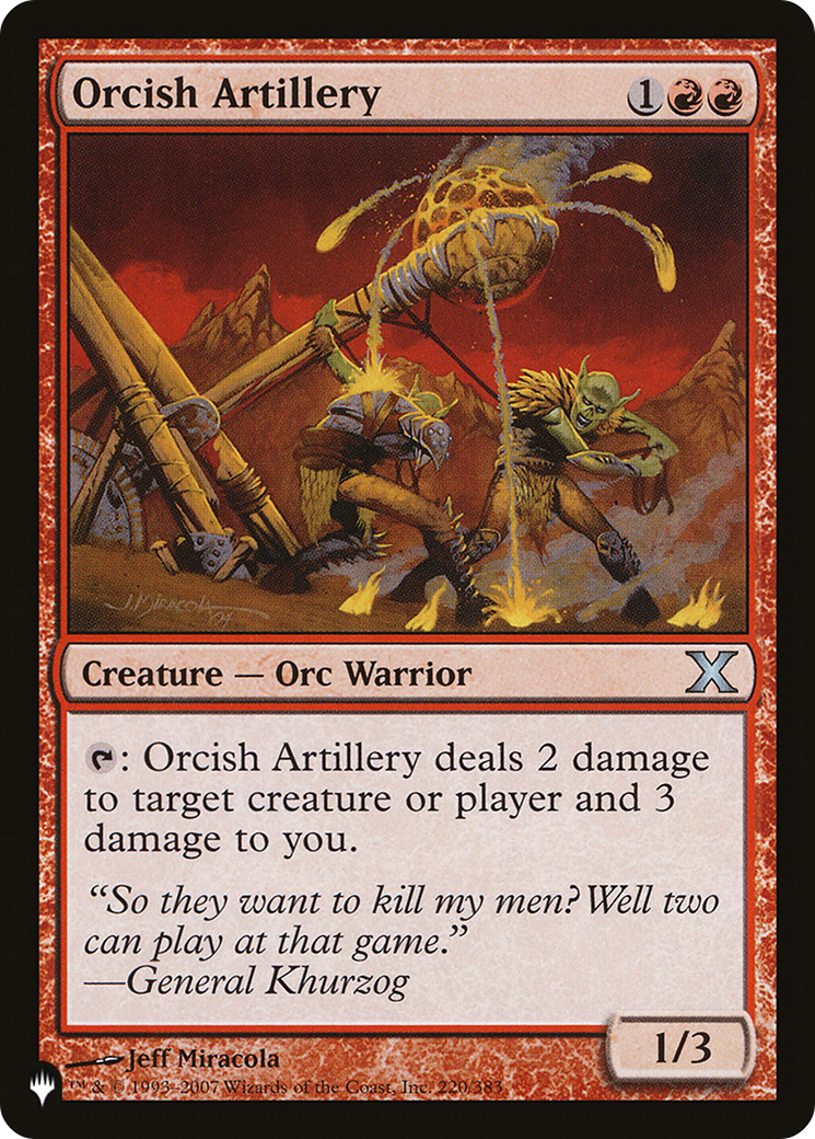 Orcish Artillery [The List] | Local Legends