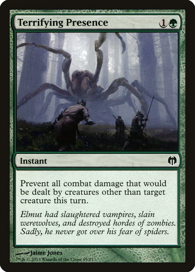 Terrifying Presence [Duel Decks: Heroes vs. Monsters] | Local Legends