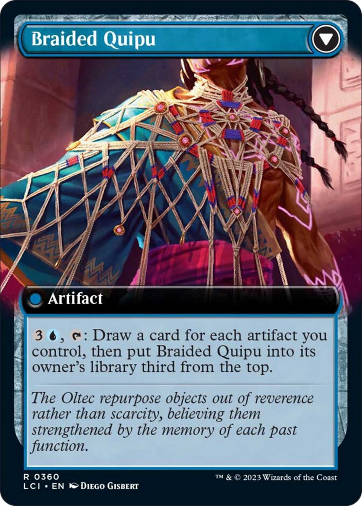 Braided Net // Braided Quipu (Extended Art) [The Lost Caverns of Ixalan] | Golgari Games