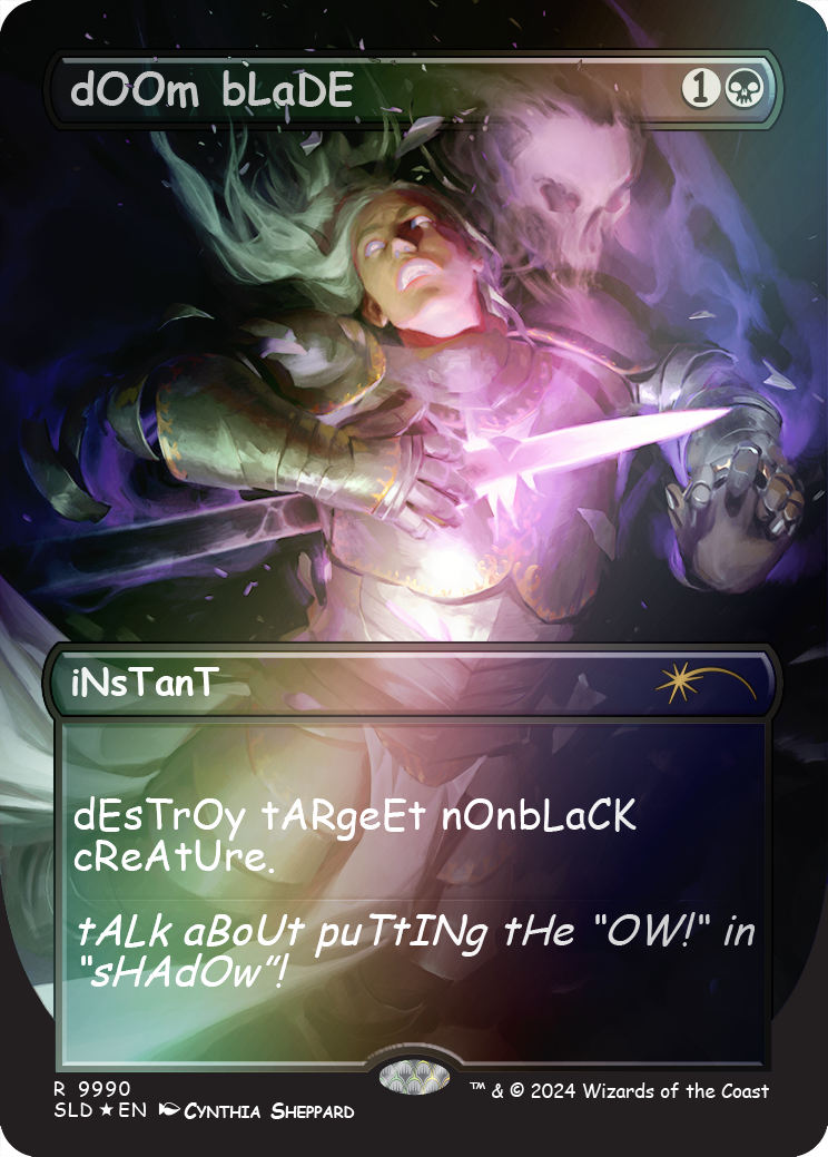 dOOm bLaDE (Rainbow Foil) [Secret Lair Drop Series] | Local Legends