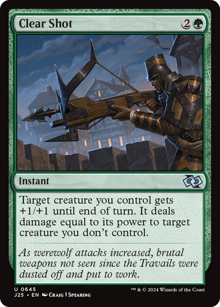 Clear Shot [Foundations Jumpstart] | Local Legends