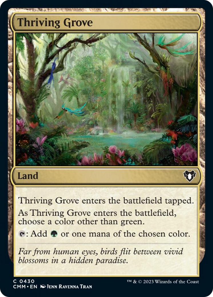 Thriving Grove [Commander Masters] | Local Legends