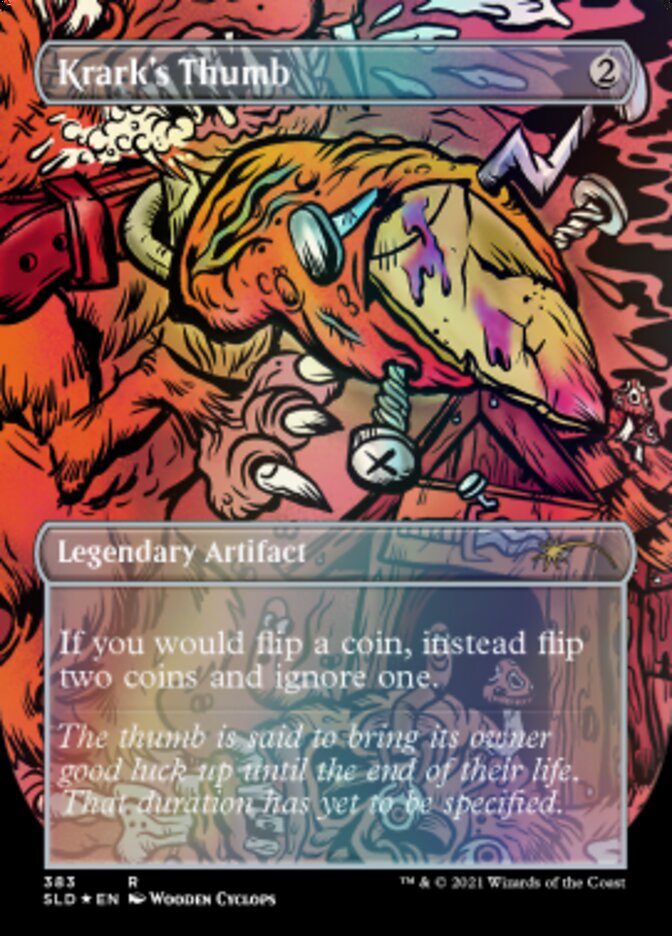 Krark's Thumb // Krark's Thumb (Borderless) [Secret Lair Drop Series] | Local Legends