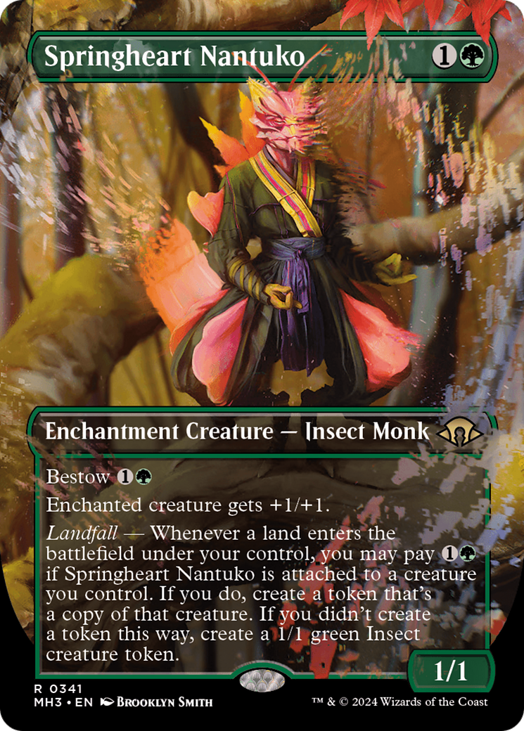 Springheart Nantuko (Borderless) [Modern Horizons 3] | Golgari Games