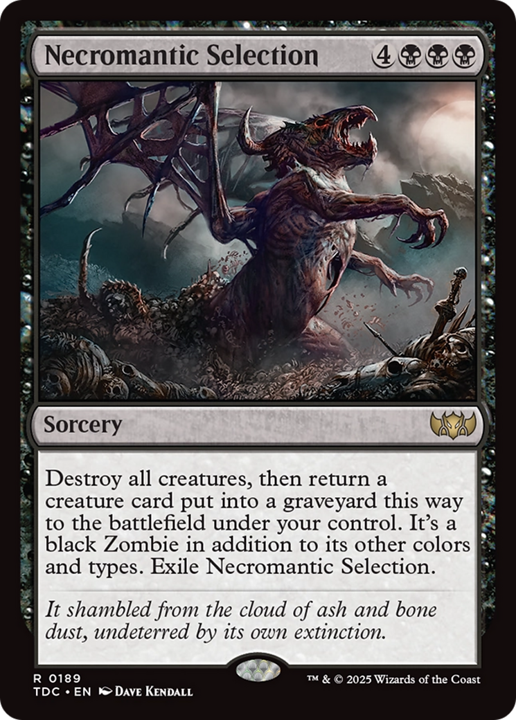 Necromantic Selection [Tarkir: Dragonstorm Commander] | Local Legends