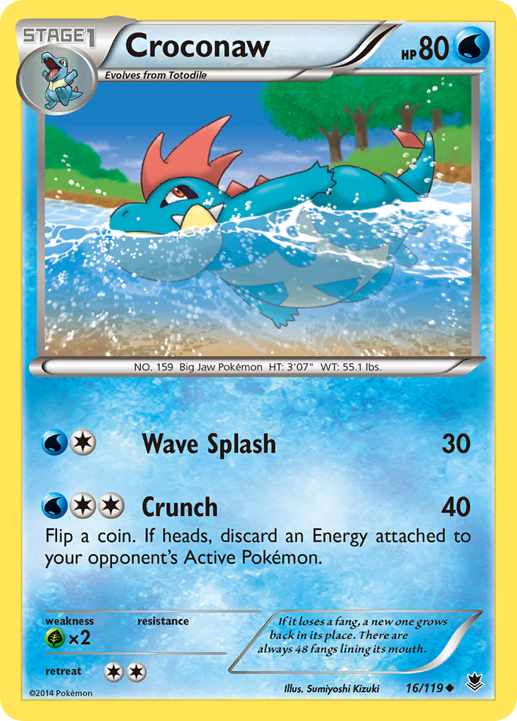 Croconaw (16/119) [XY: Phantom Forces] | Local Legends