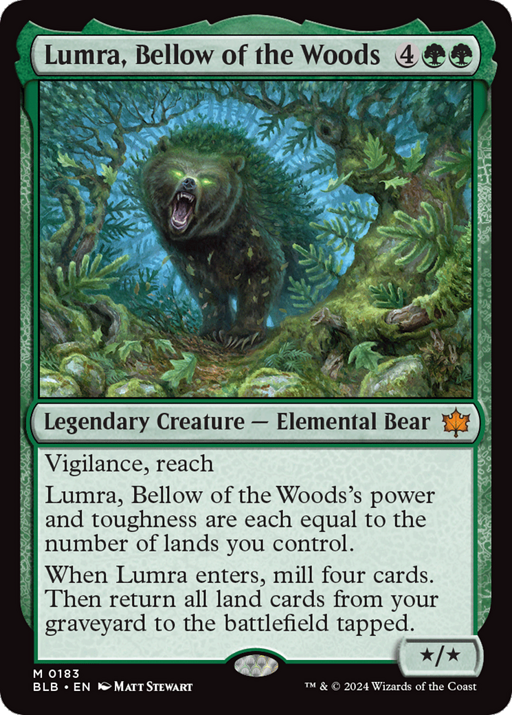 Lumra, Bellow of the Woods [Bloomburrow] | Golgari Games