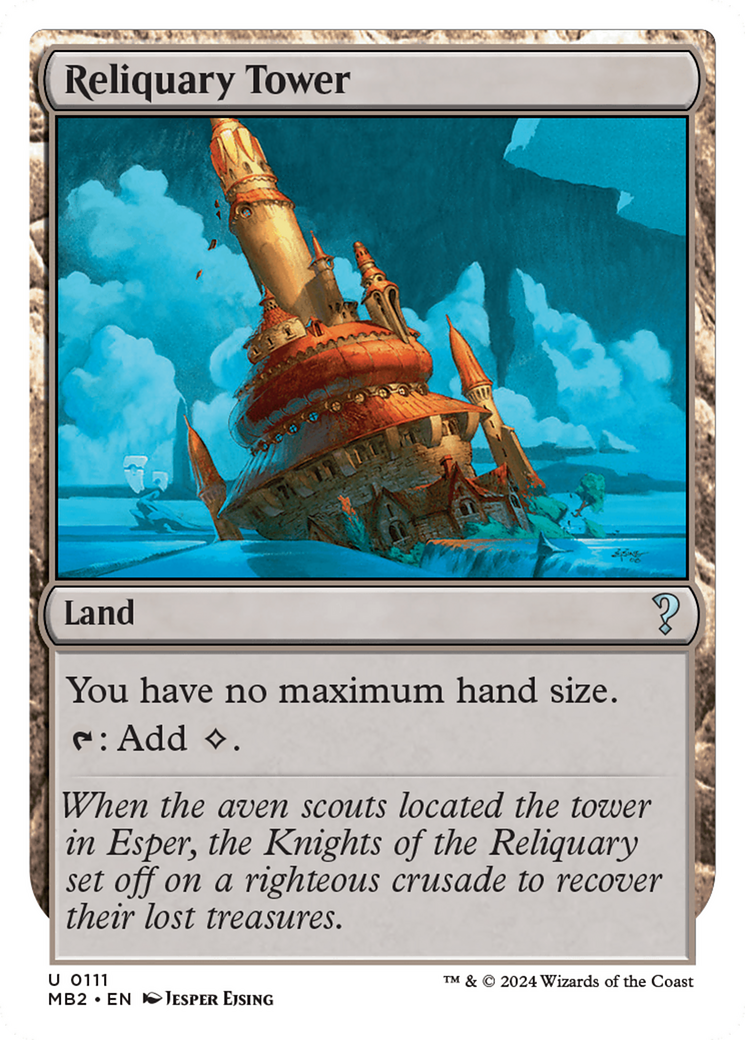 Reliquary Tower (White Border) [Mystery Booster 2] | Local Legends