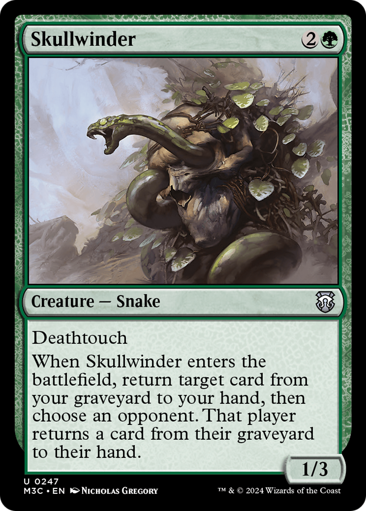 Skullwinder (Ripple Foil) [Modern Horizons 3 Commander] | Golgari Games