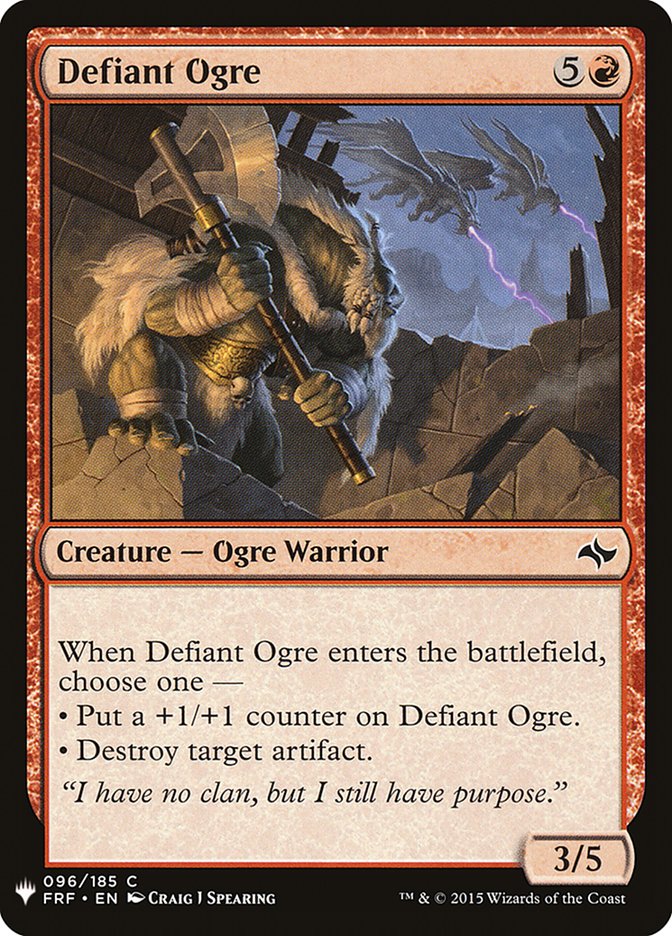 Defiant Ogre [Mystery Booster] | Golgari Games