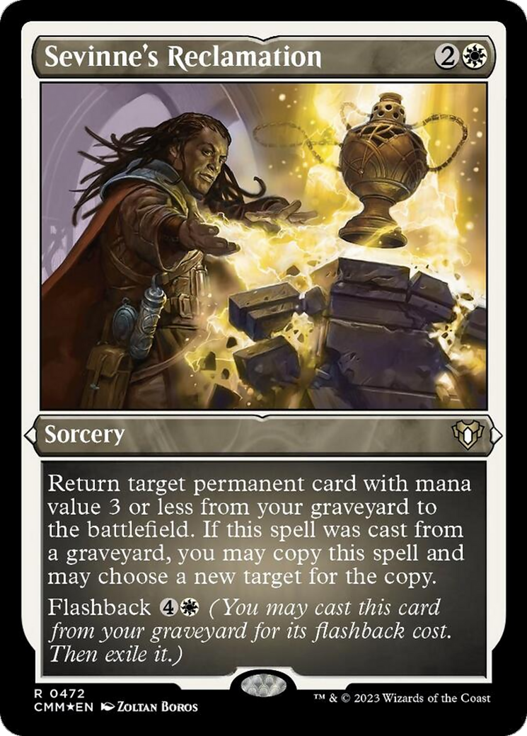 Sevinne's Reclamation (Foil Etched) [Commander Masters] | Local Legends