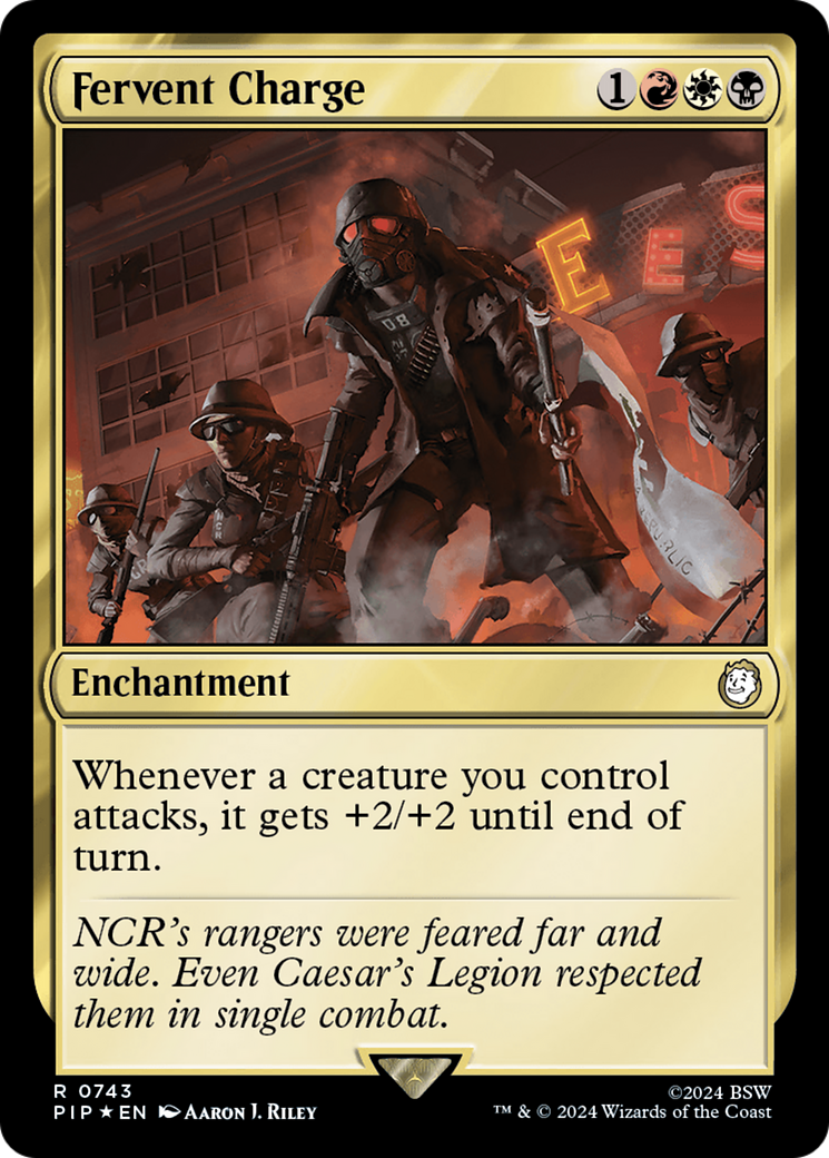 Fervent Charge (Surge Foil) [Fallout] | Local Legends