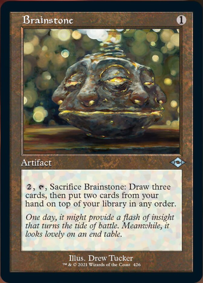 Brainstone (Retro Foil Etched) [Modern Horizons 2] | Golgari Games