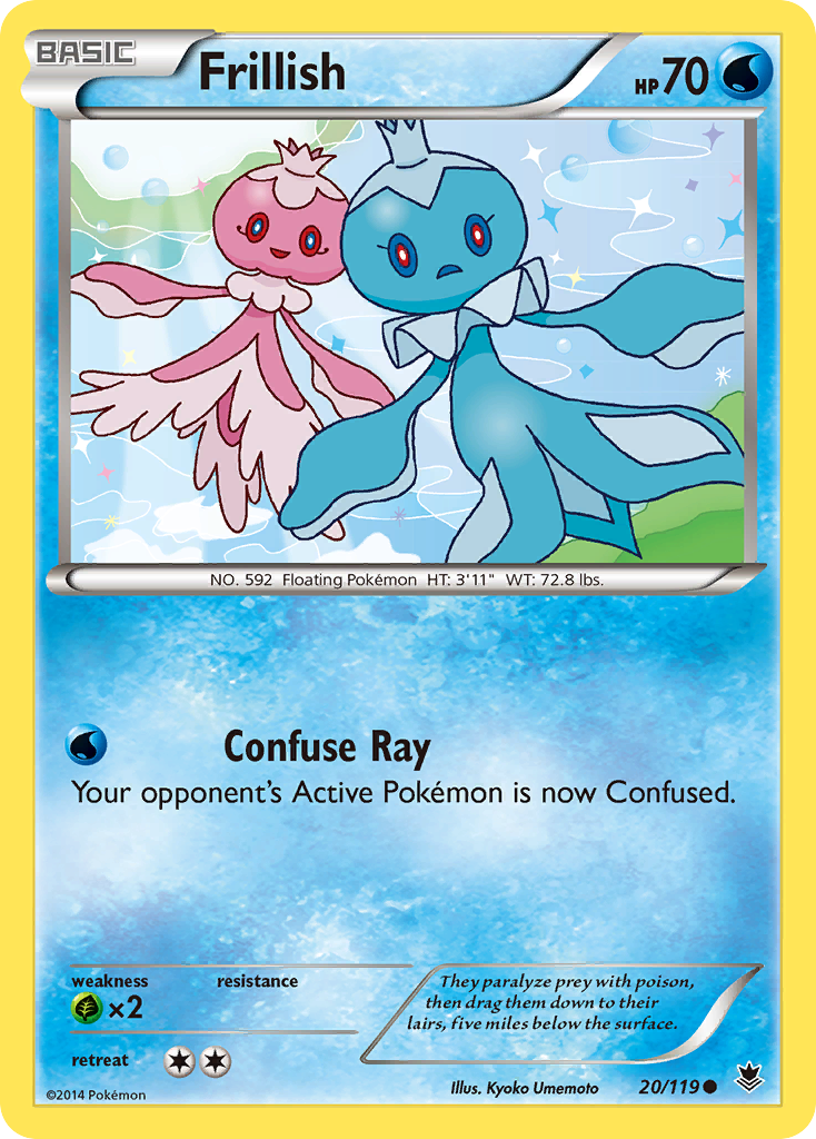 Frillish (20/119) [XY: Phantom Forces] | Local Legends